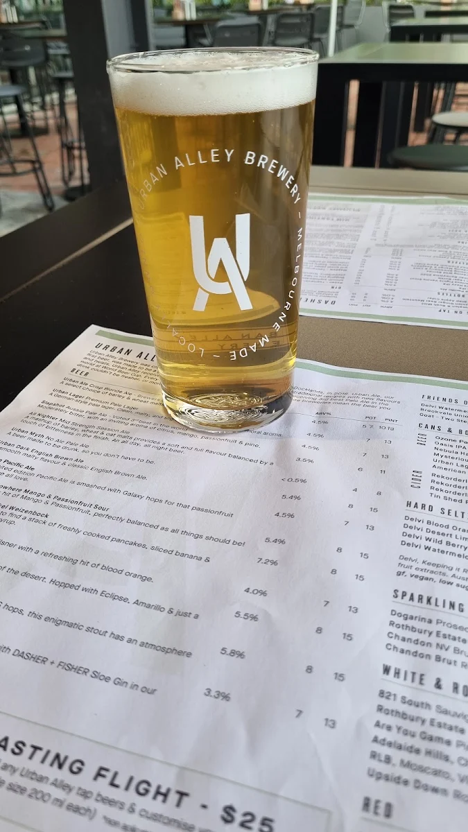 Urban Ale, Urban Alley Brewery Knox