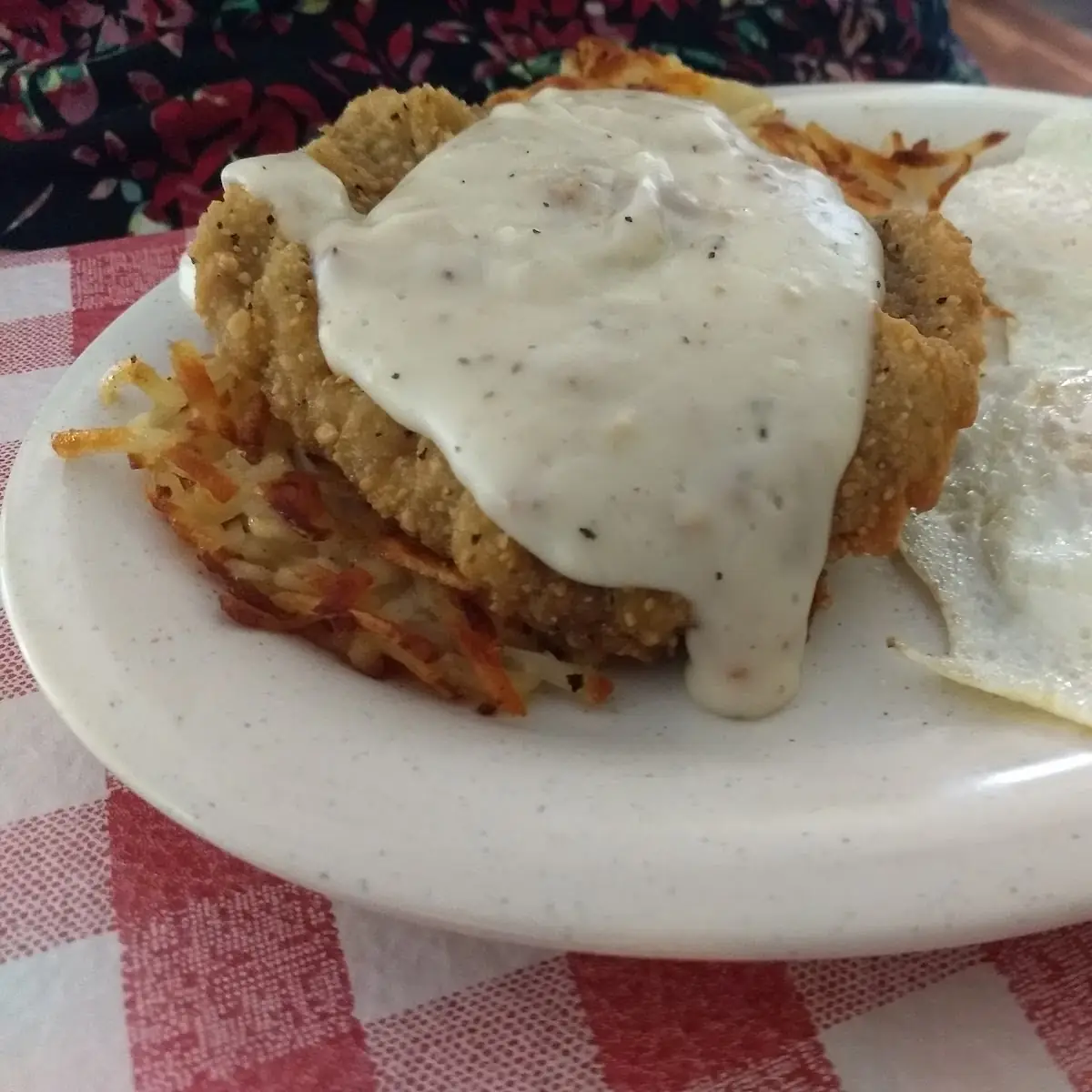 Country Fried Steak and Eggs