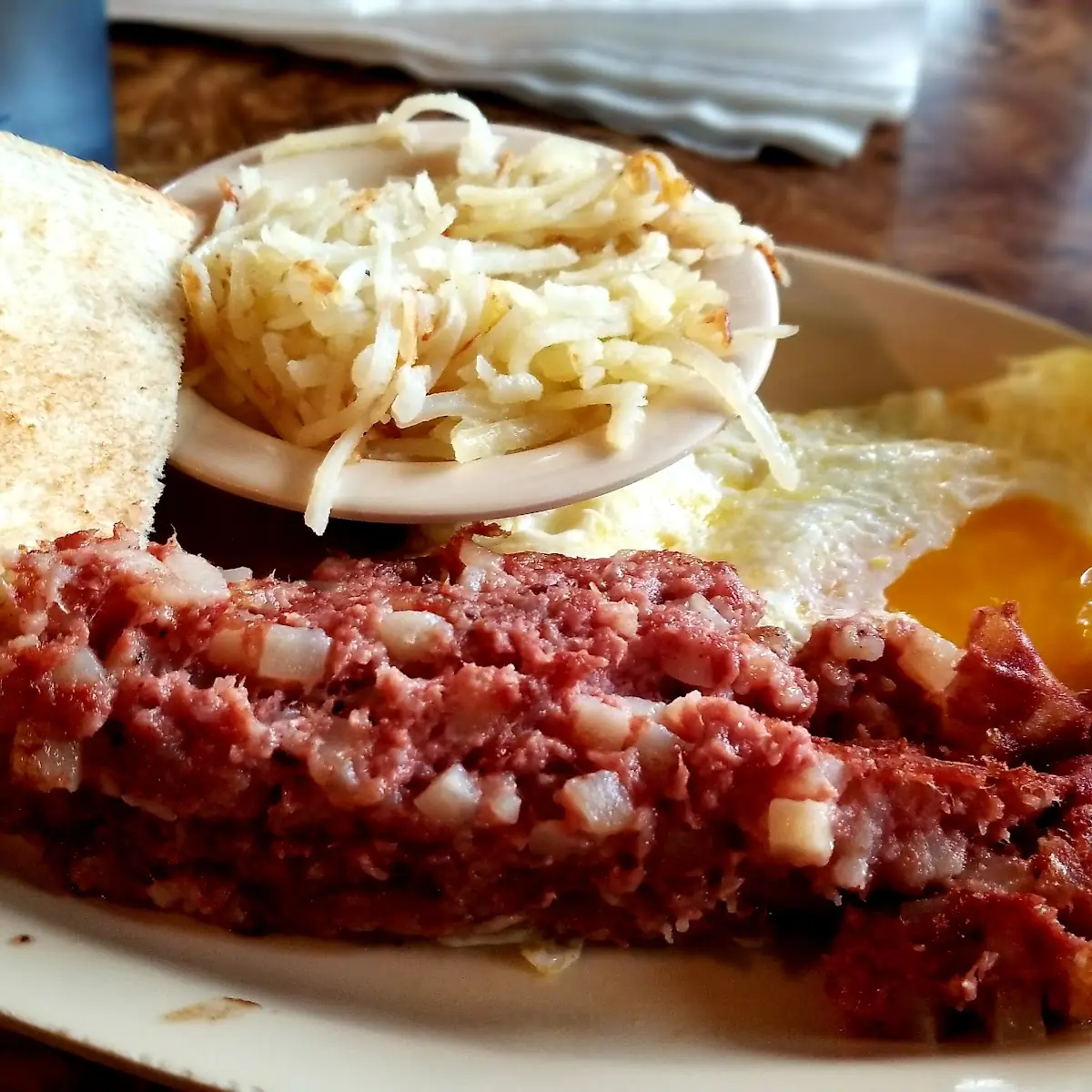 Eggs and Corned Beef Hash