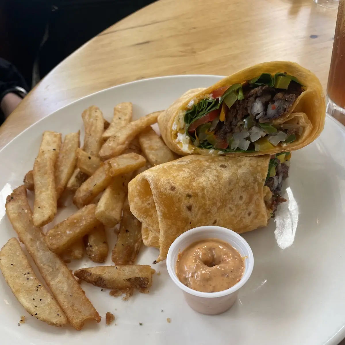 Veggie Burger Wrap