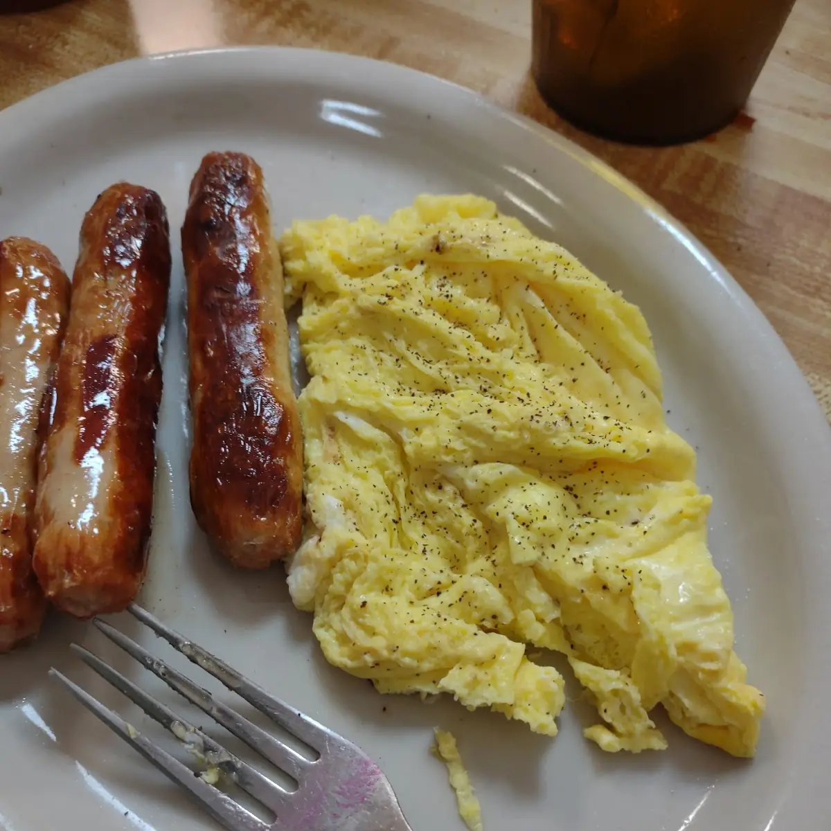 Sausage and Scrambled Eggs Any Style