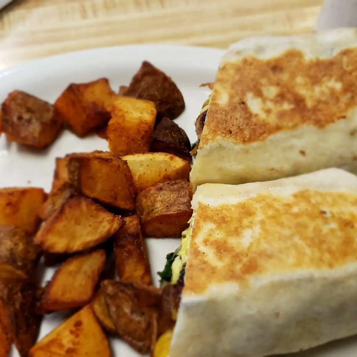 Two Eggs Home Fries and Toast