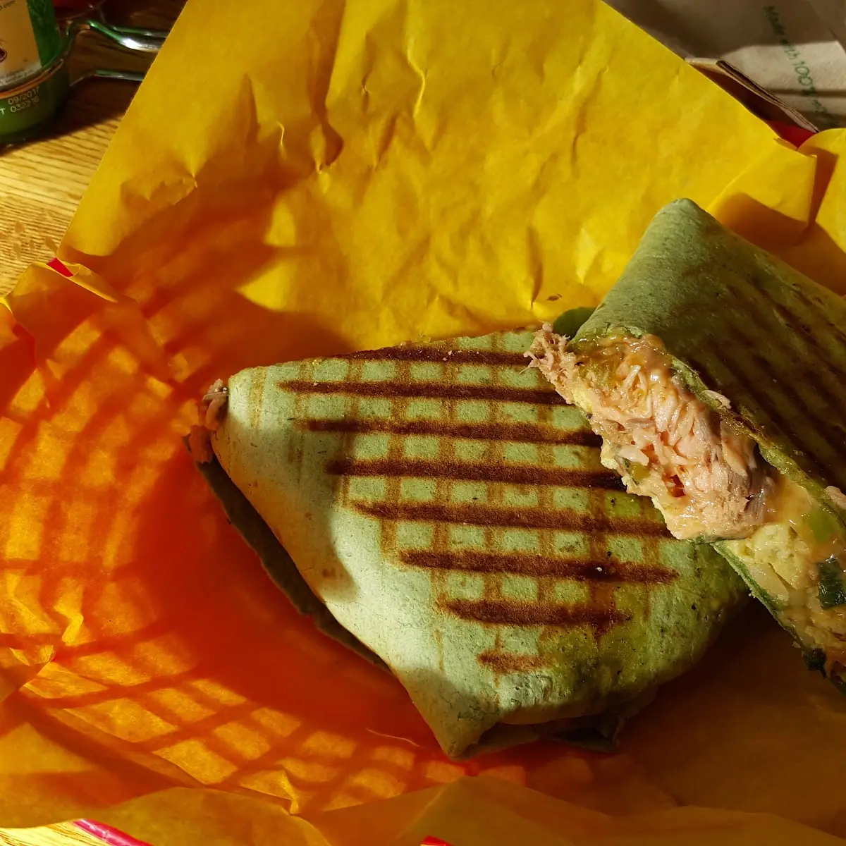 Smoked Salmon and Scrambled Egg Wrap