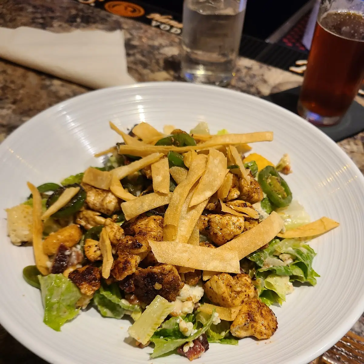 Black & Blue Chicken Caesar