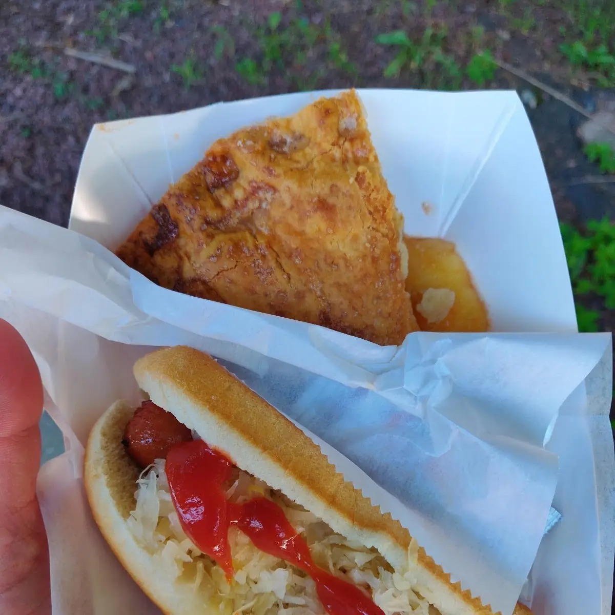 Hot Dog and Pie Special
