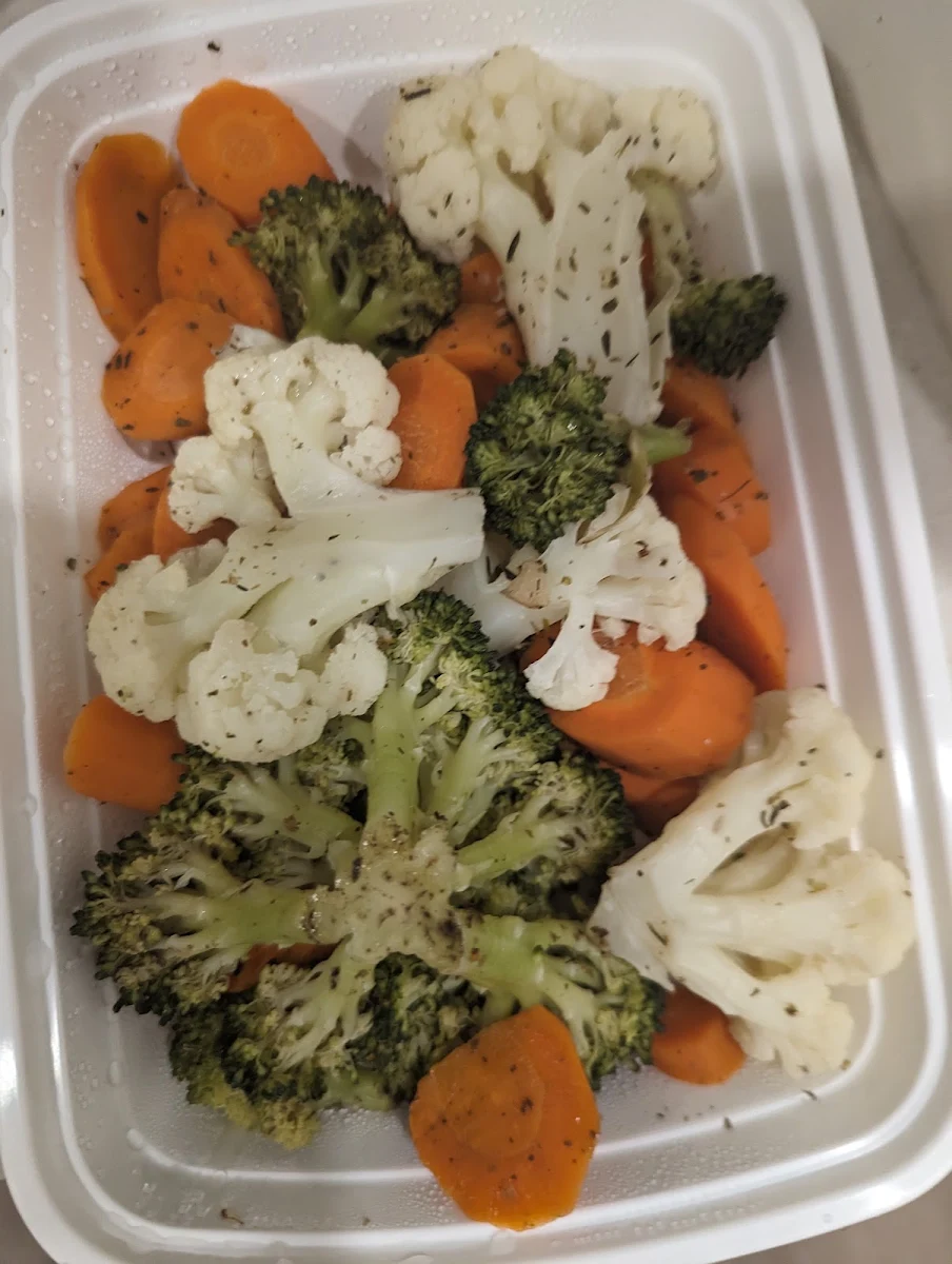 Steam Veggies, Sharky's Chophouse & Eatery