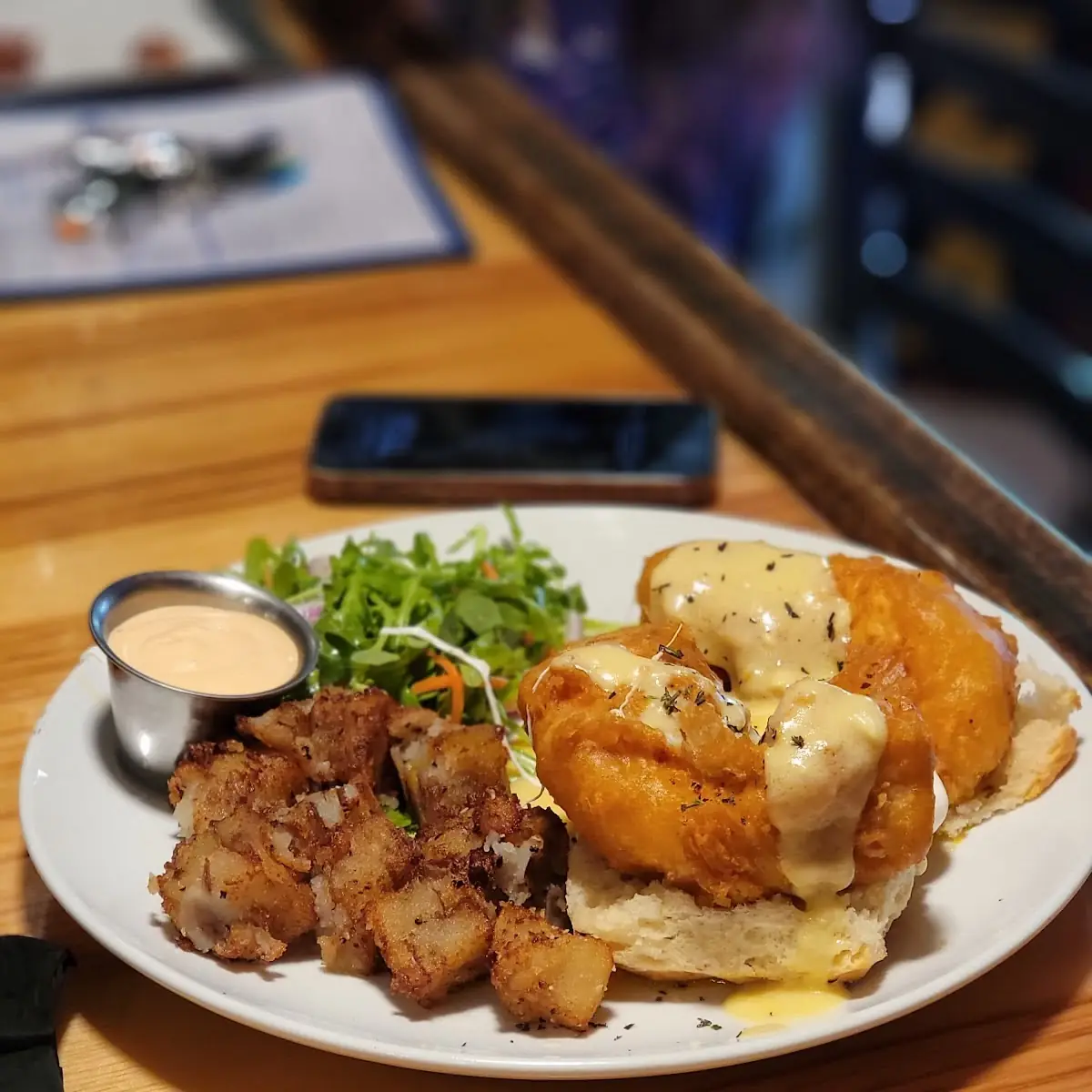 Fried Chicken Benedict