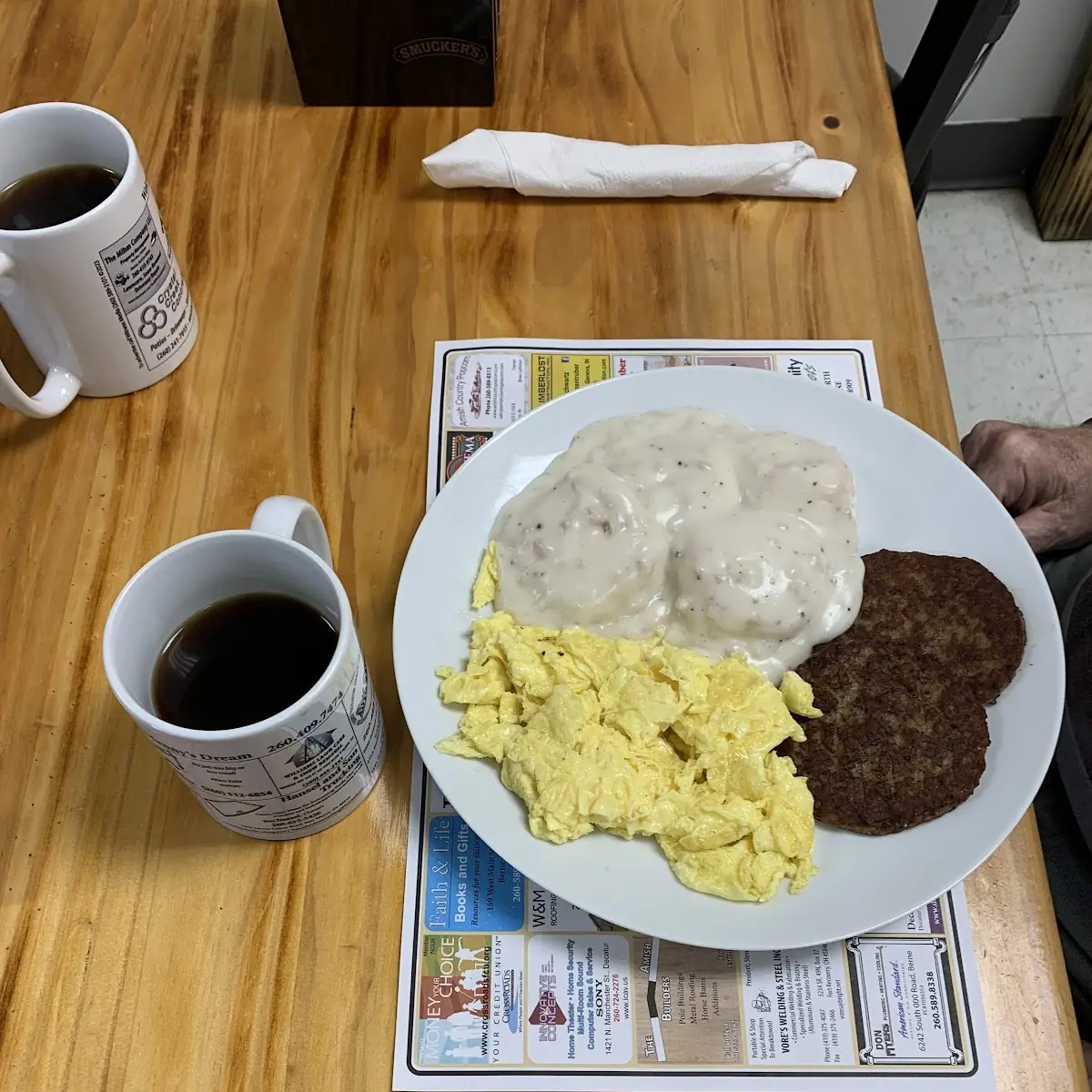 Sausage Patties & Two Eggs