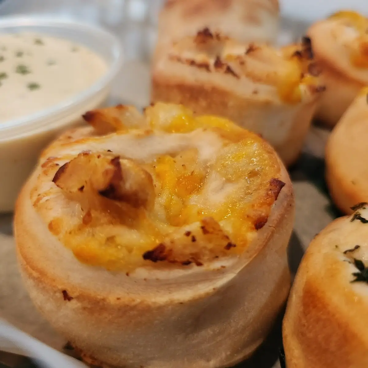 Chicken Bacon Cheddar Rolls