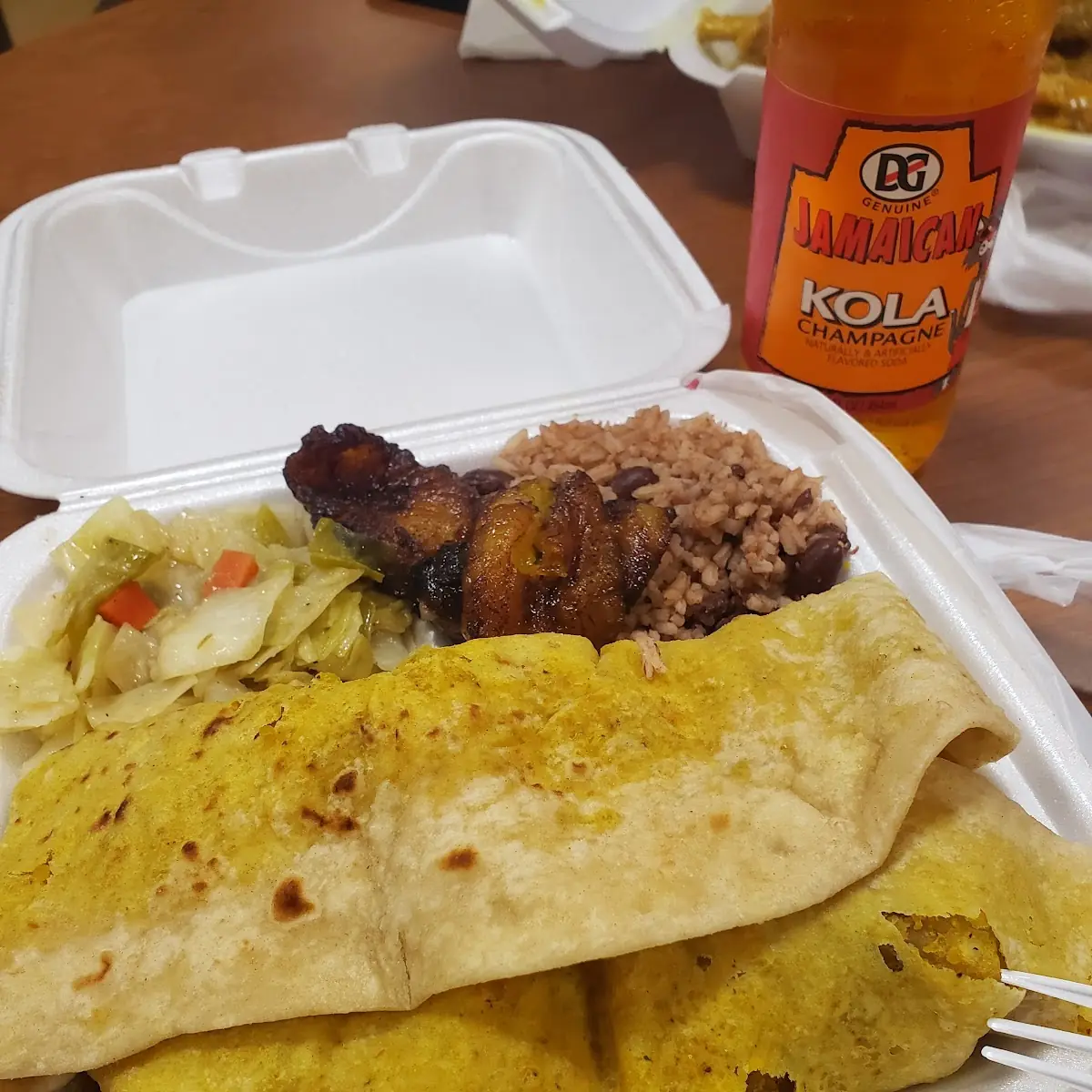 Goat Curry Roti