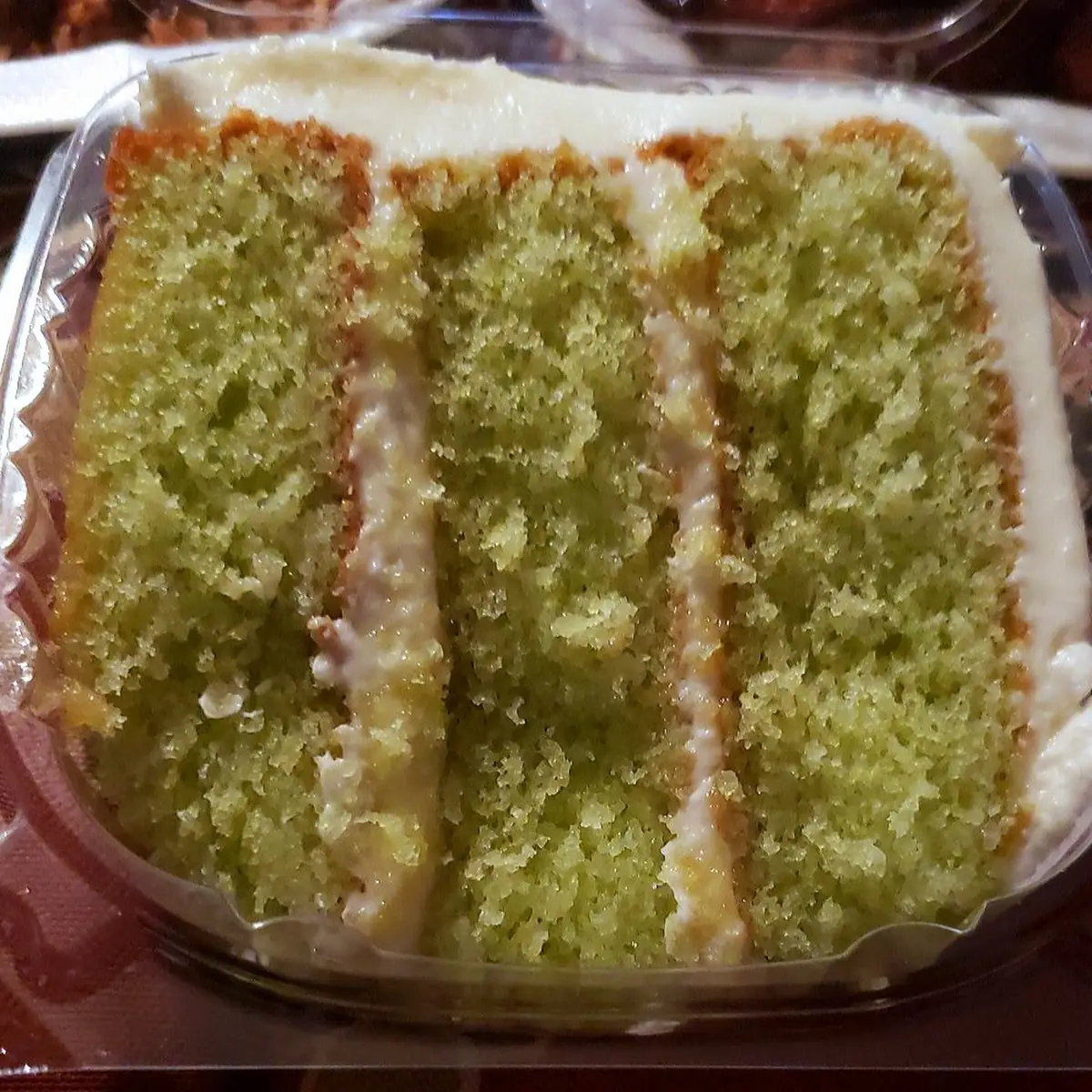 Key Lime Cake Slice