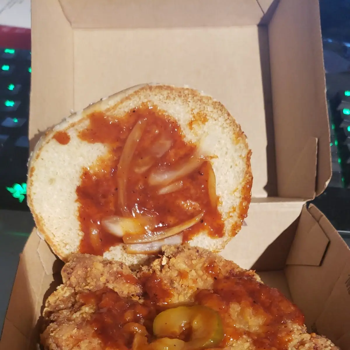 Spicy Barbecue Chicken Sandwhich