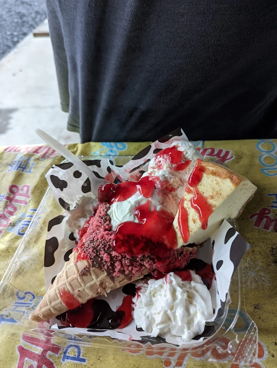 Strawberry Cheesecake Cone