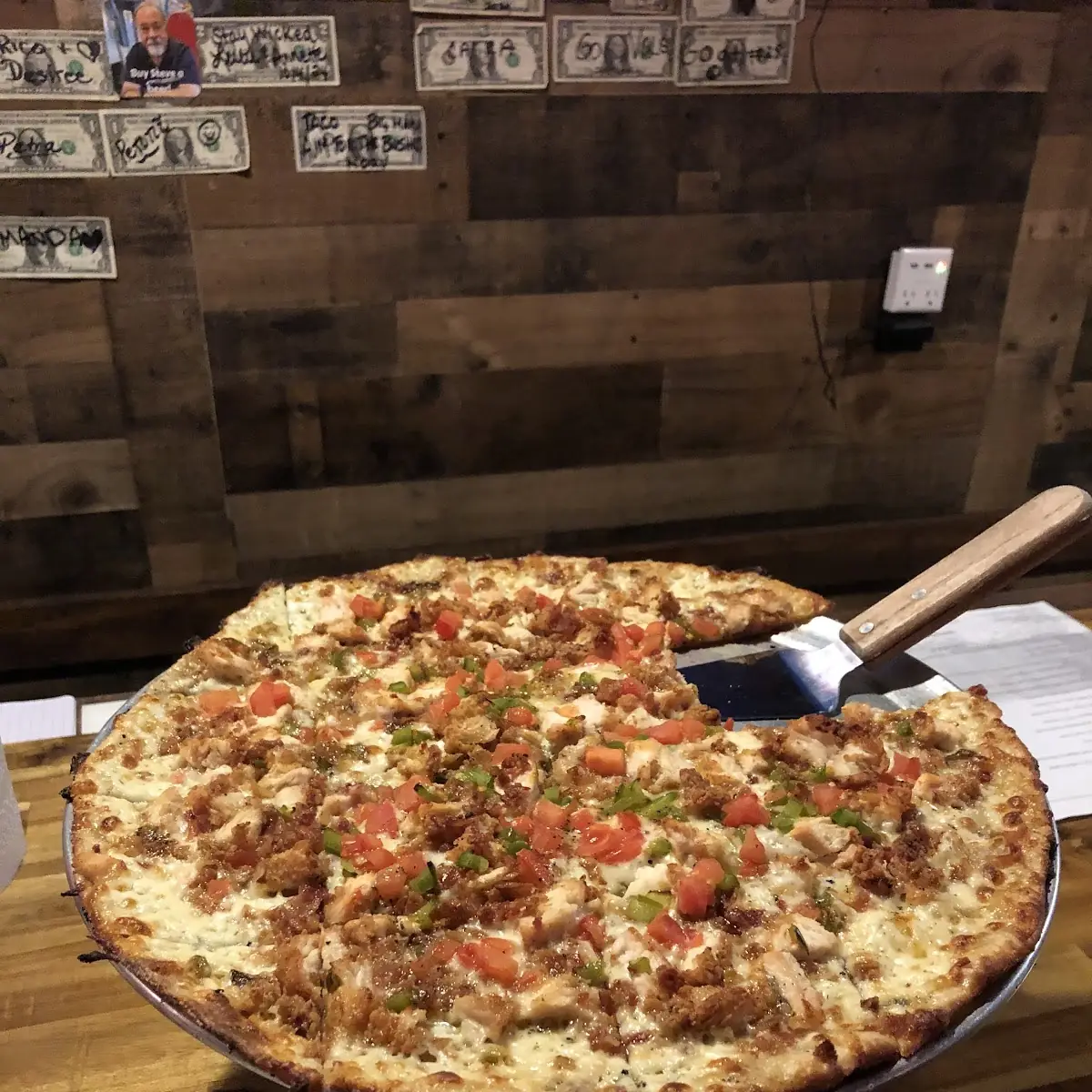 Chicken Bacon Ranch Pizza
