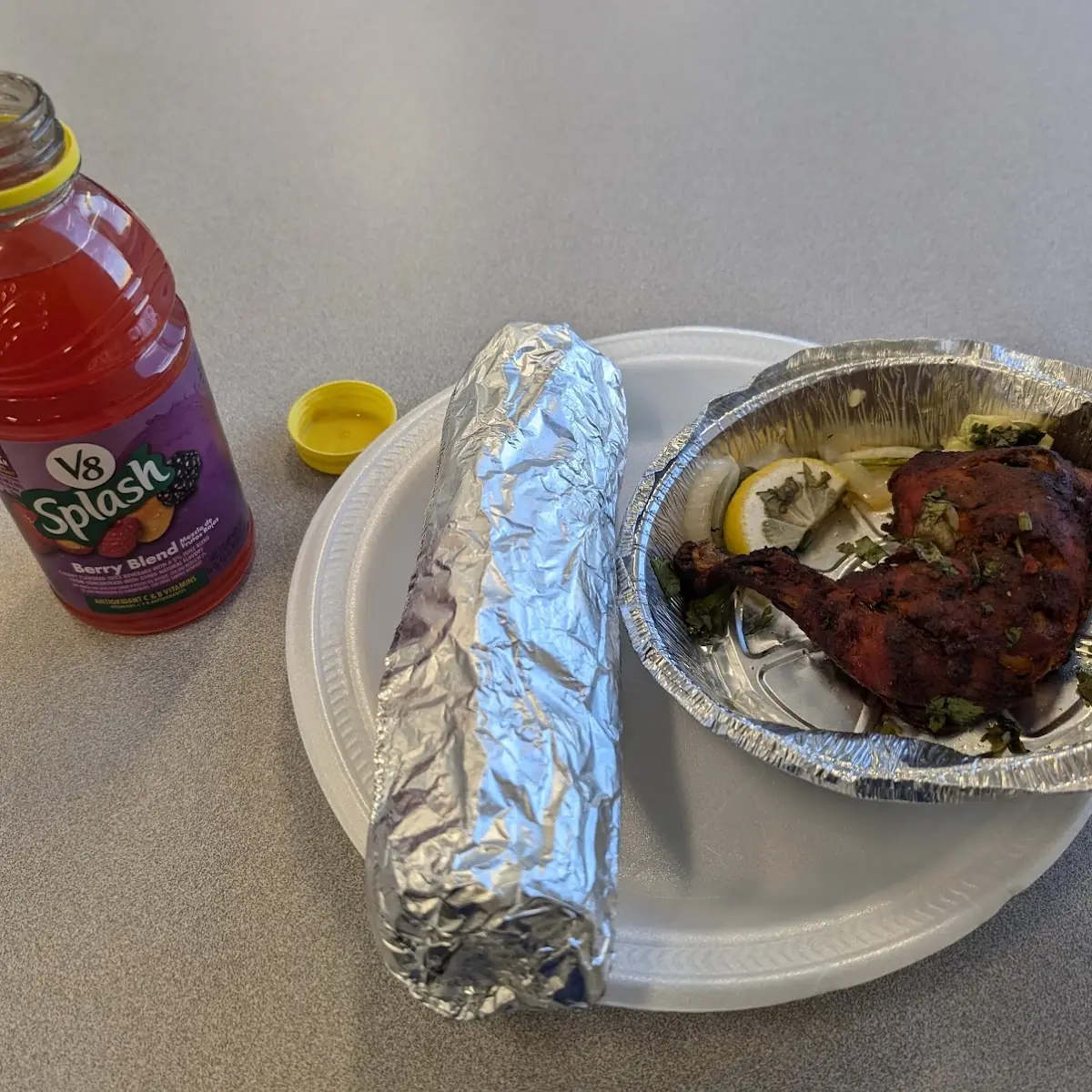 Chicken Wrap and Chicken Tandoori
