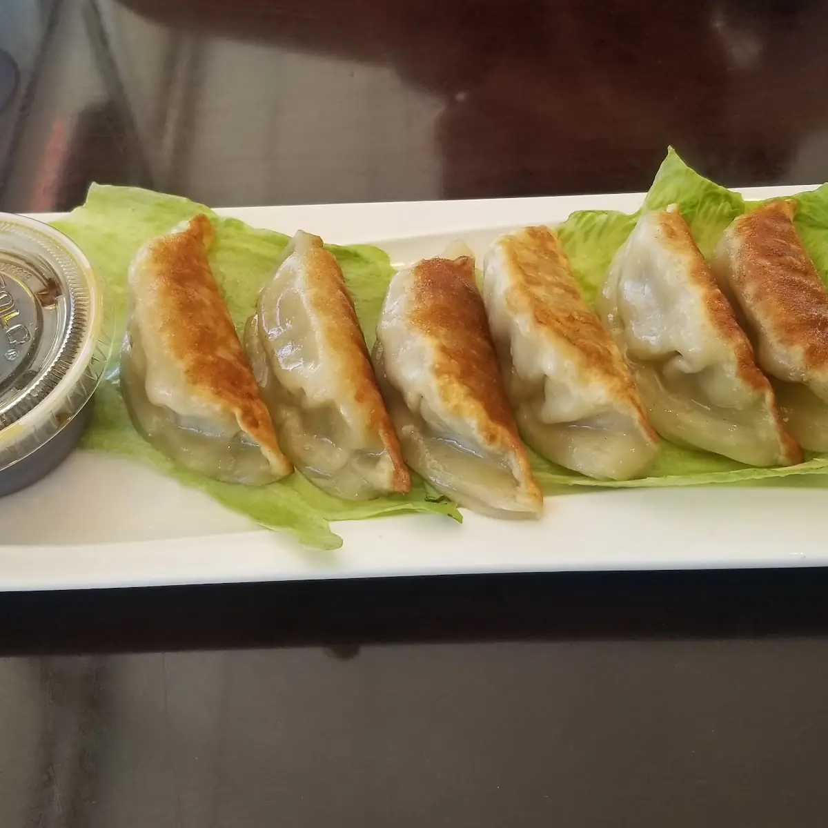 Pan Fried Pork and Vegetable Dumplings
