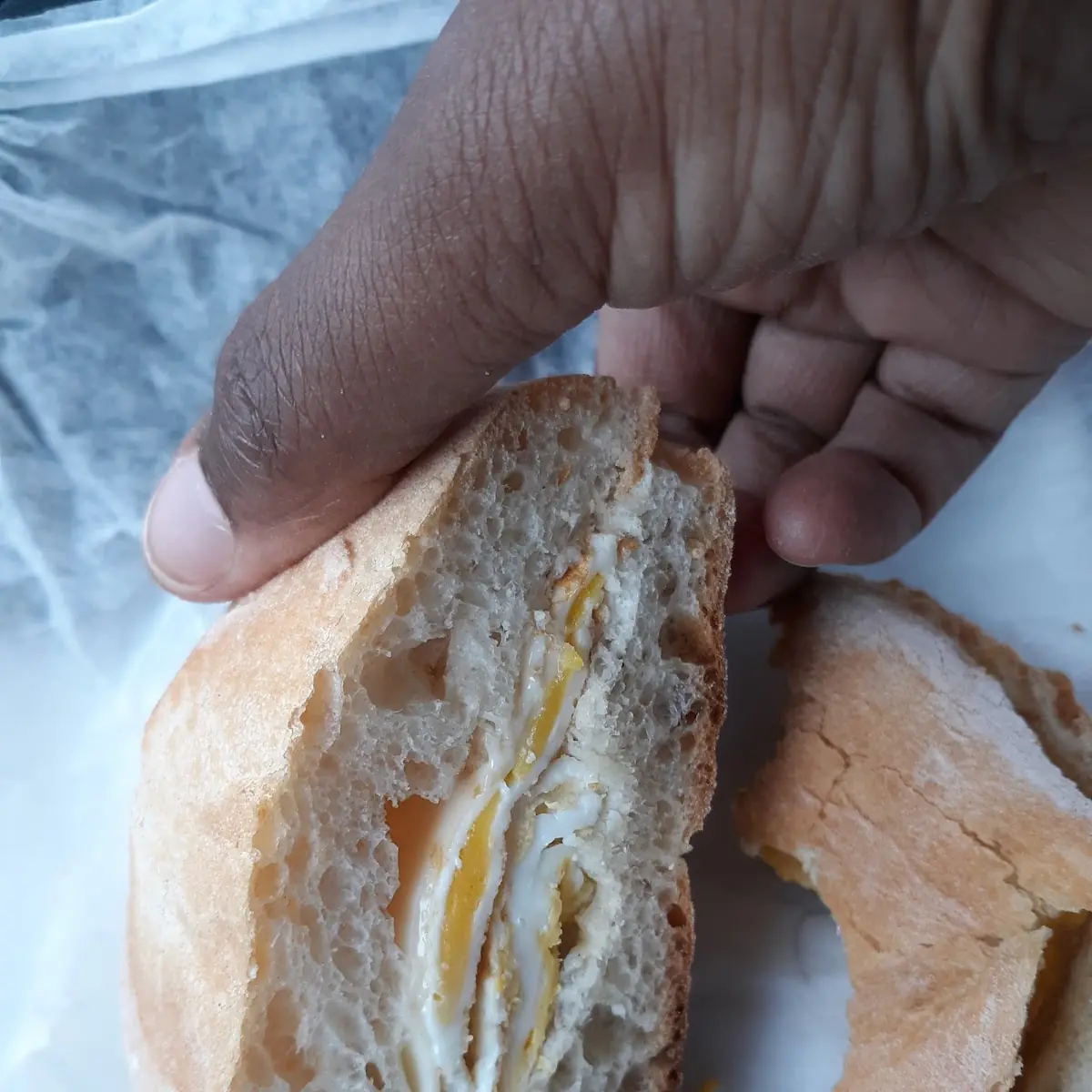 Sausage Egg and Cheese Sandwich