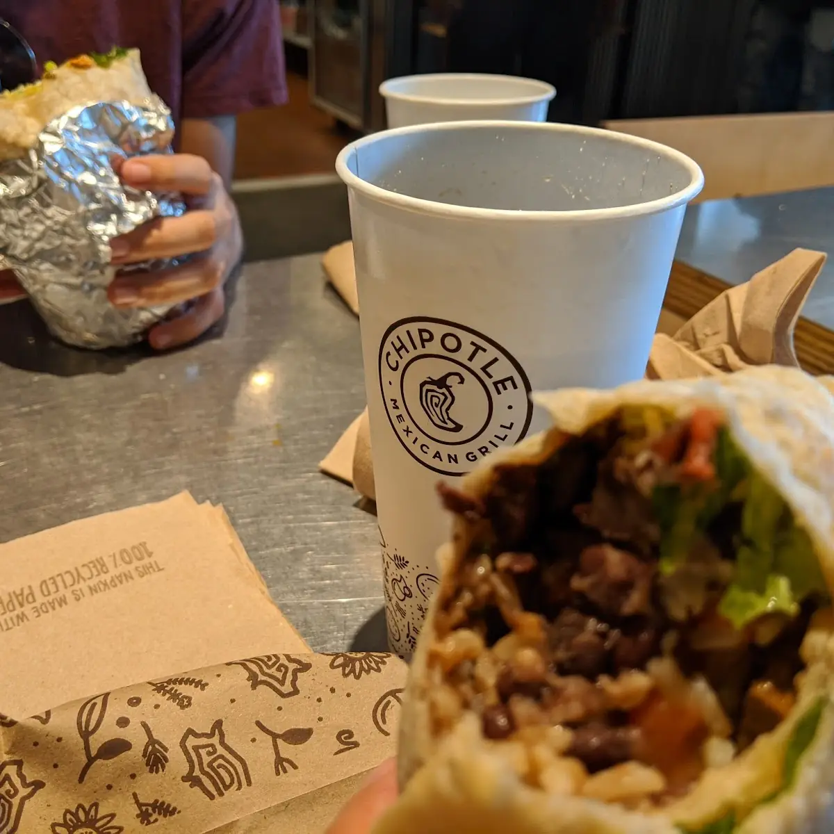 Flank Steak Burrito