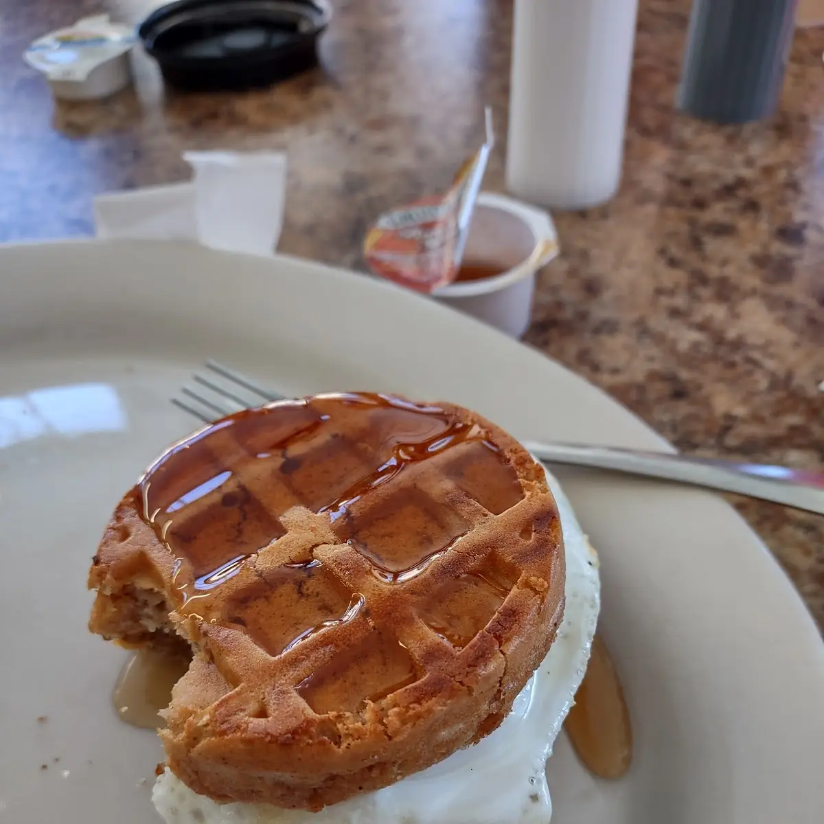 Breakfast Waffle Sandwich