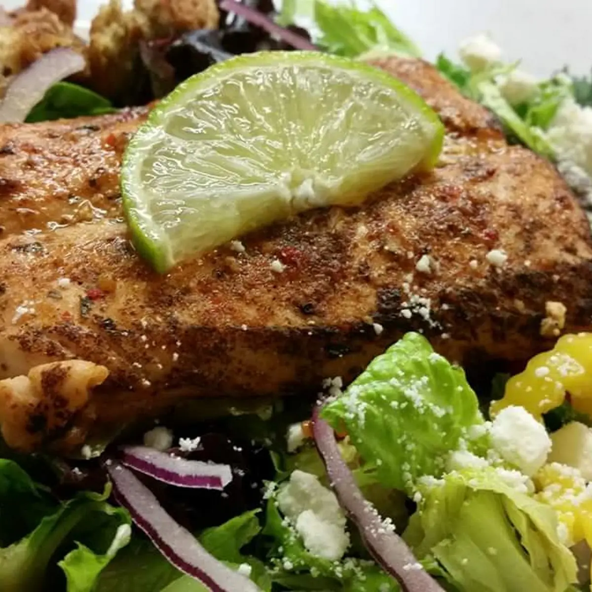 Seared Salmon Salad