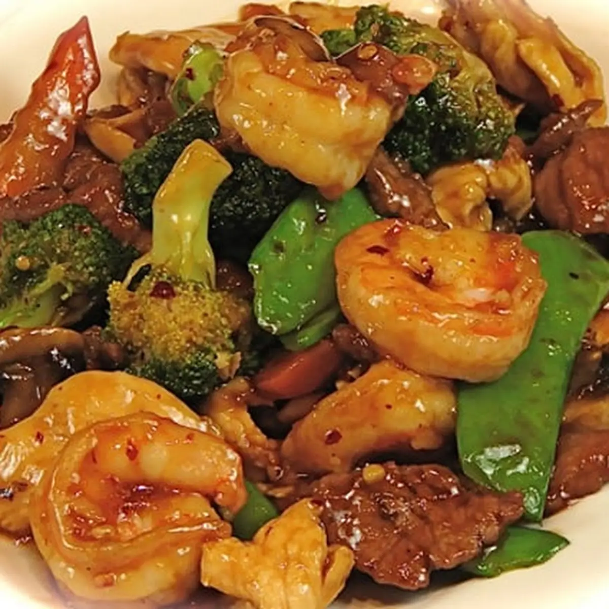 Beef or Shrimp w Garlic Sauce