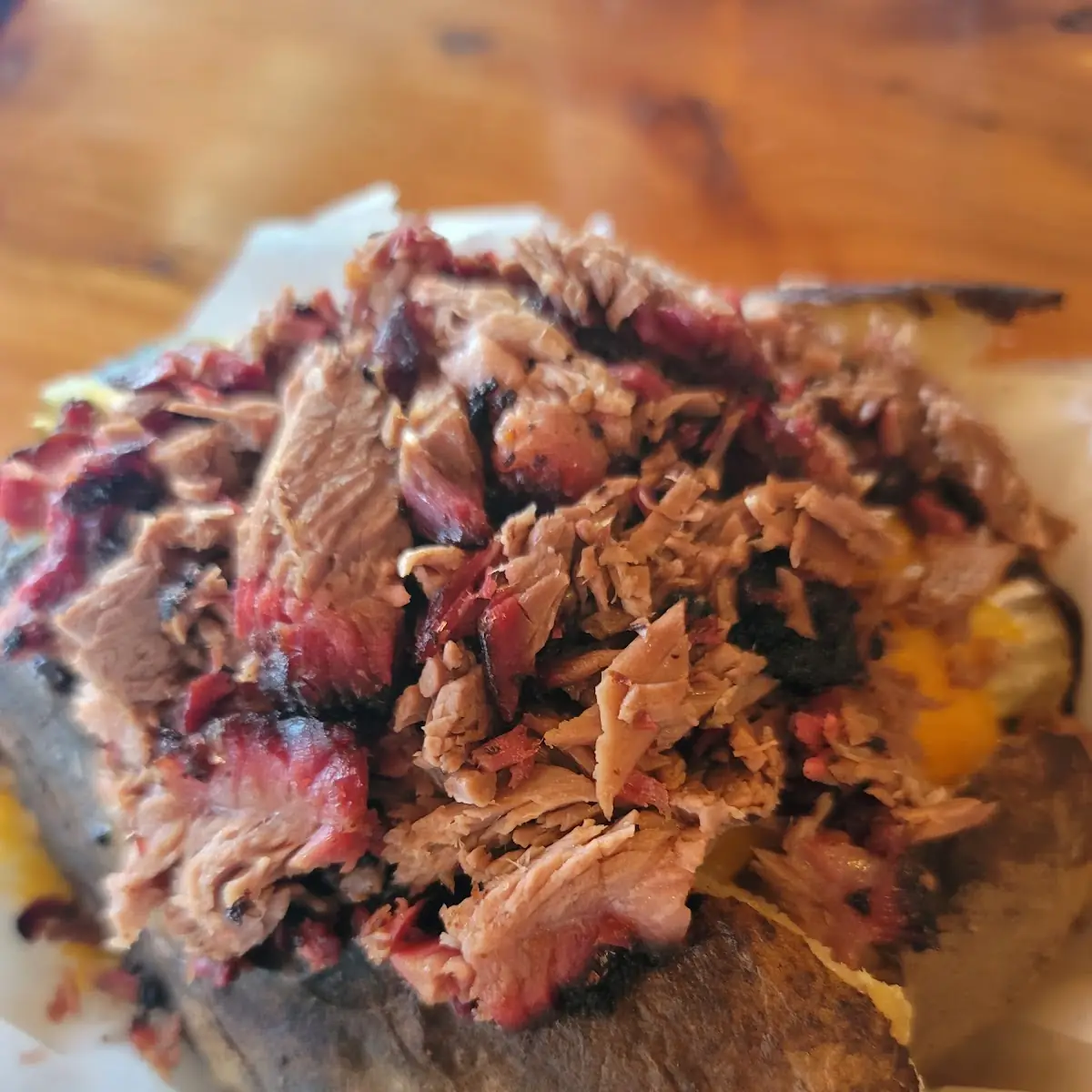 Brisket and Baked Potato