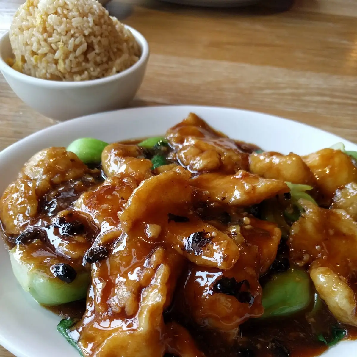 Fish in Black Bean Sauce