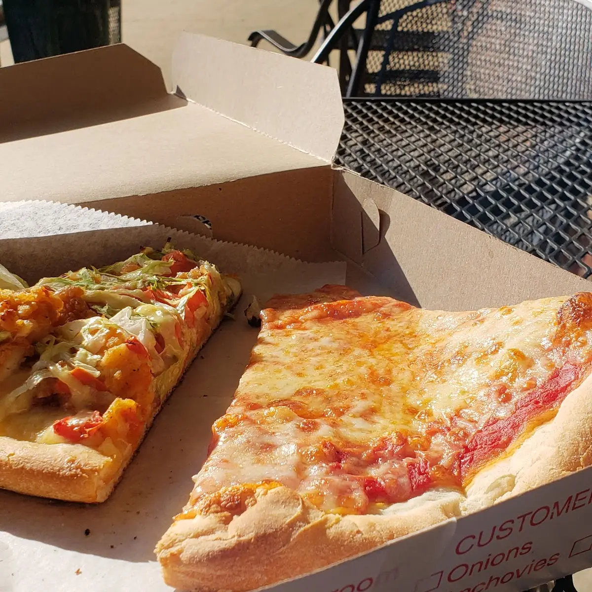 Chicken blt Slice and Plain Slice