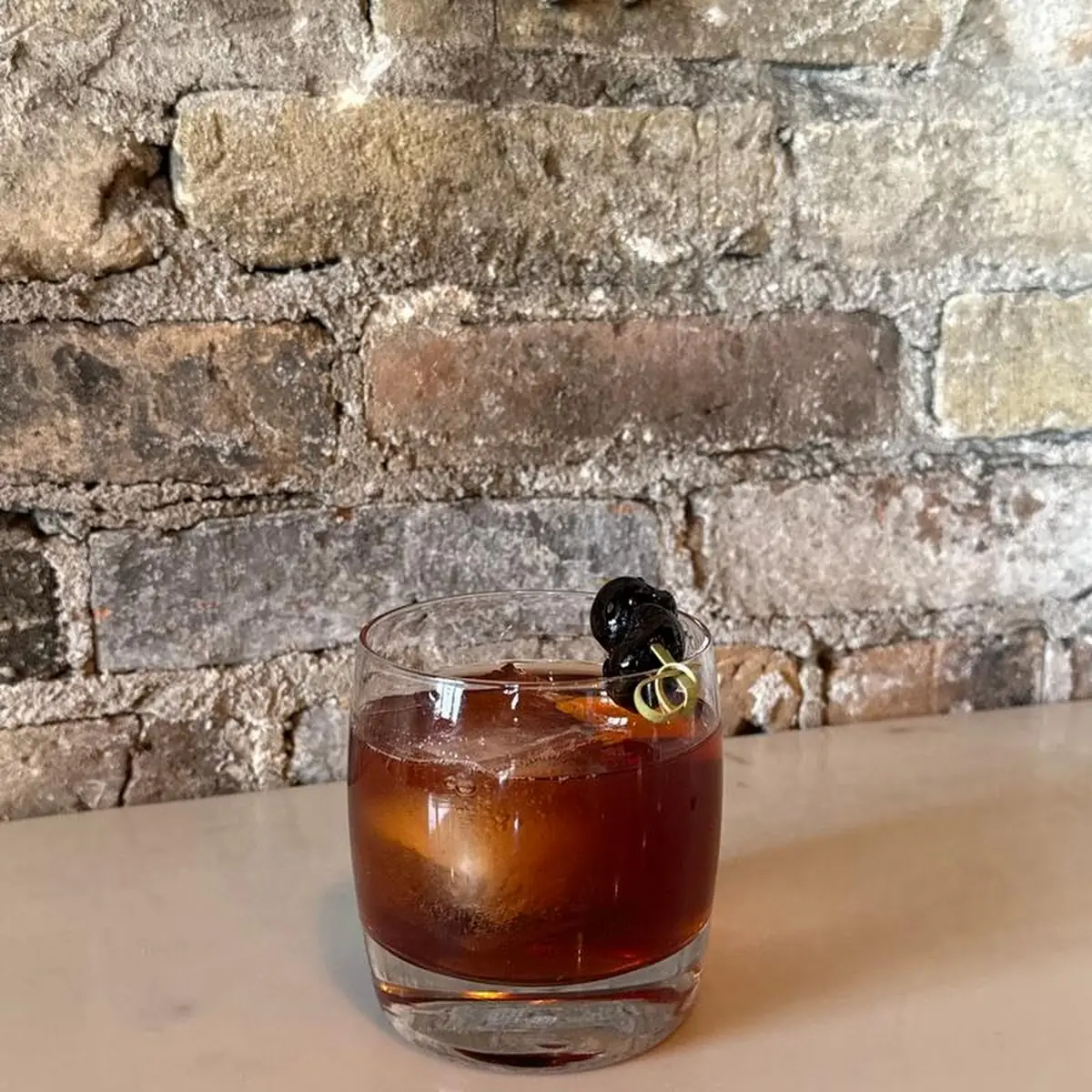 Smoked Peach Old Fashioned