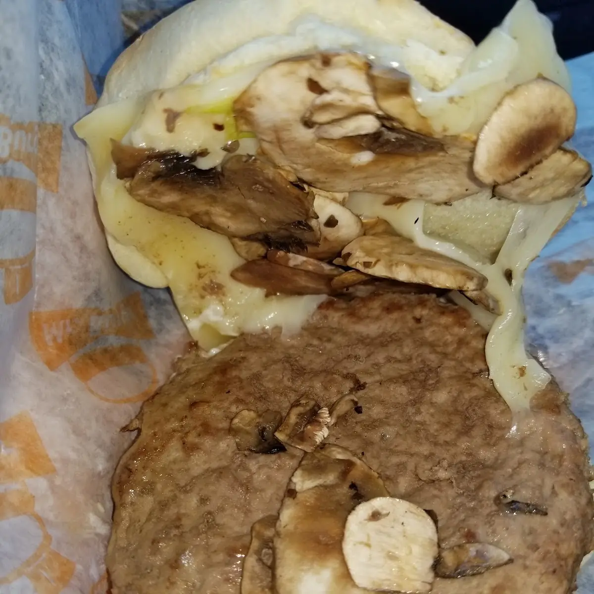 Mushroom Swiss Burger