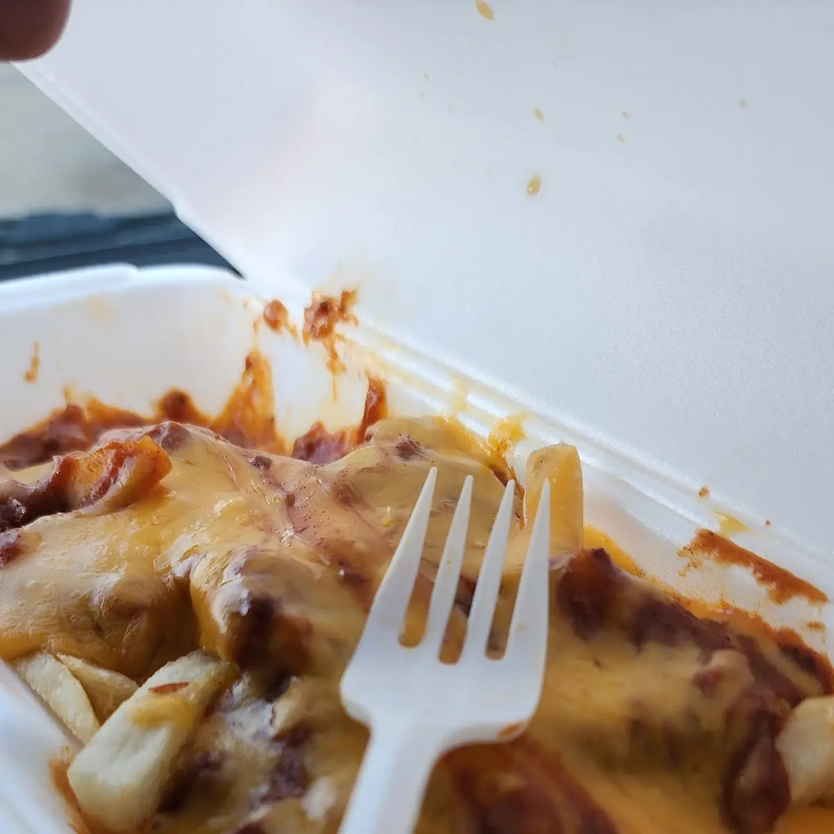 Chili Bean and Cheese Fries
