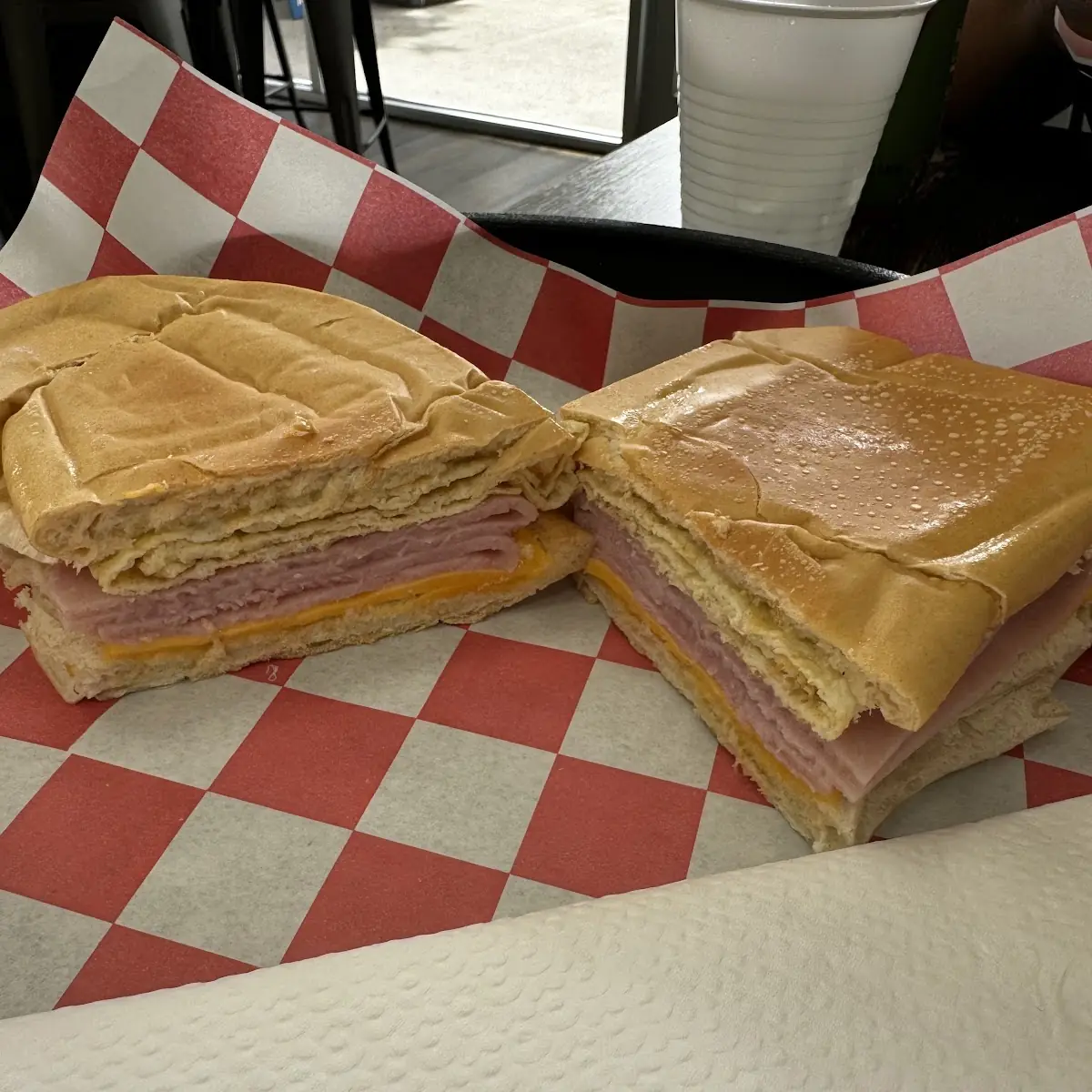 Ham Egg and Cheese Sandwich