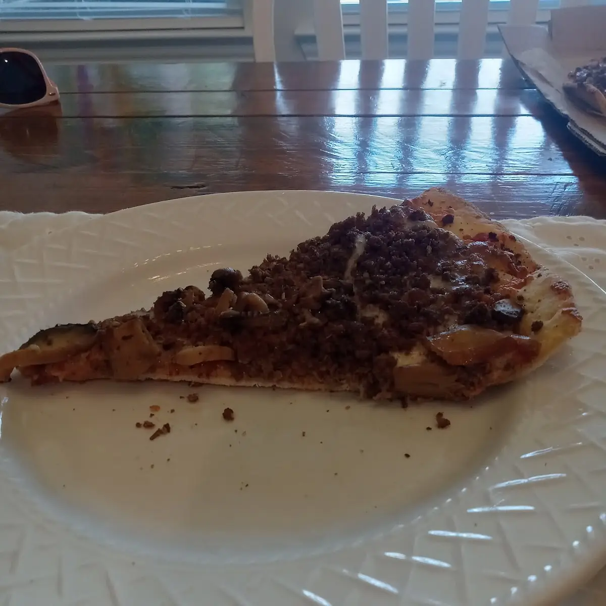 Sausage Pizza Slice