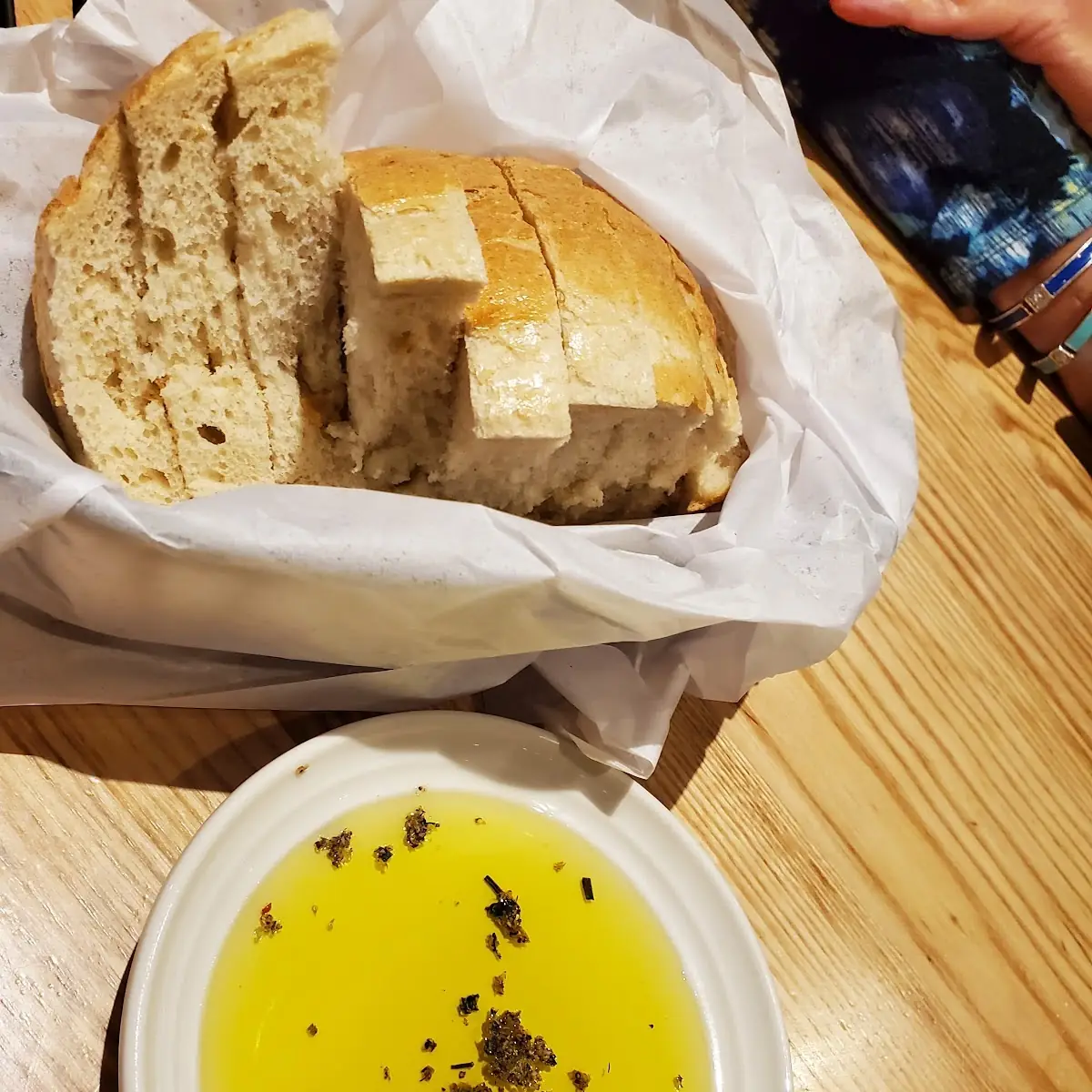 New Bread and Dipping Sauce Trio