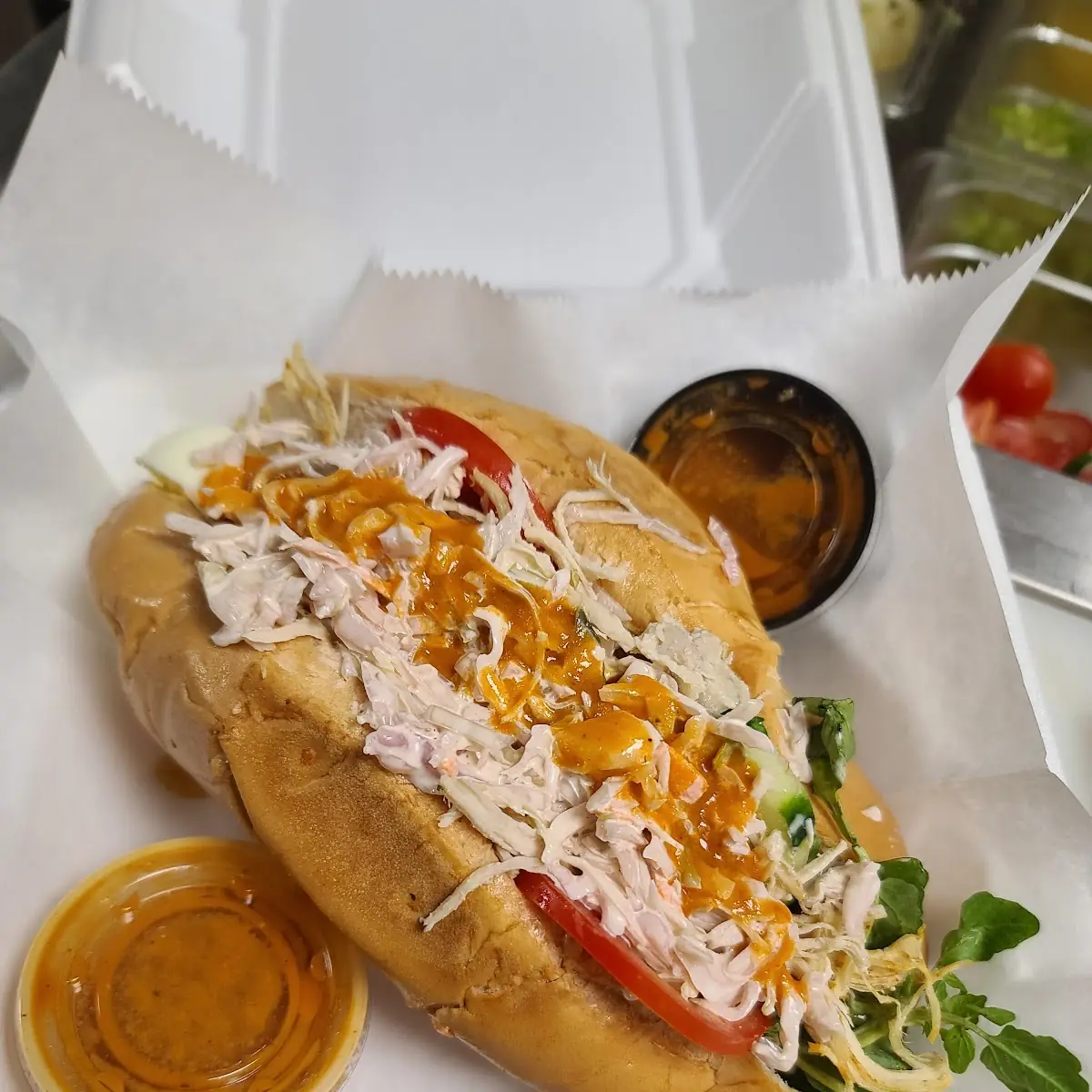 Pan Con Pollo