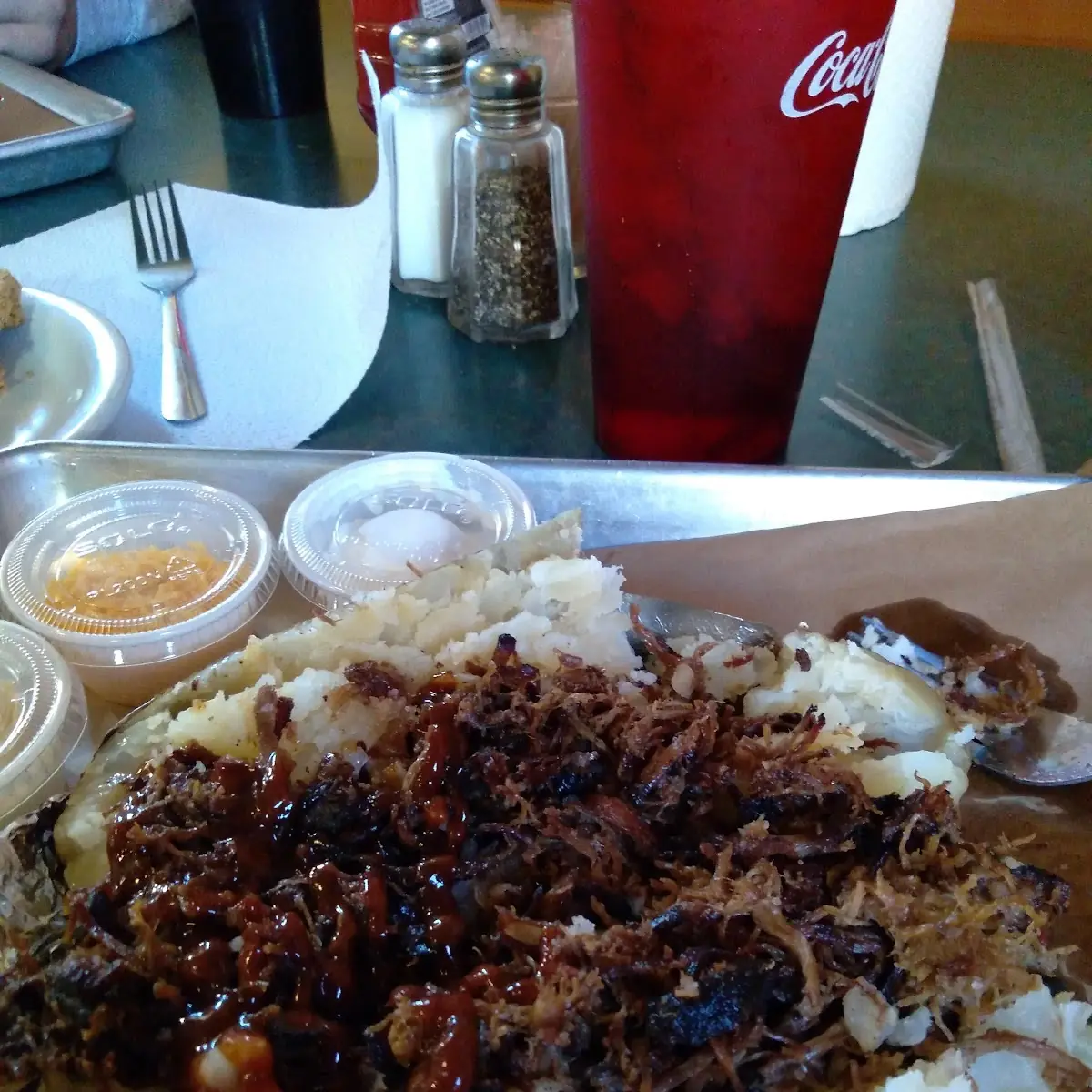 Baked Potato with Shredded BBQ