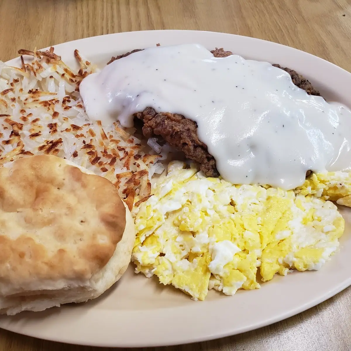 Chicken Fried Steak & Eggs