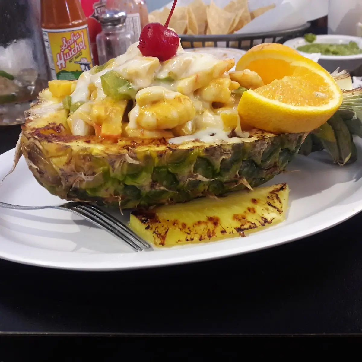 Piña Rellena Stuffed Pineapple