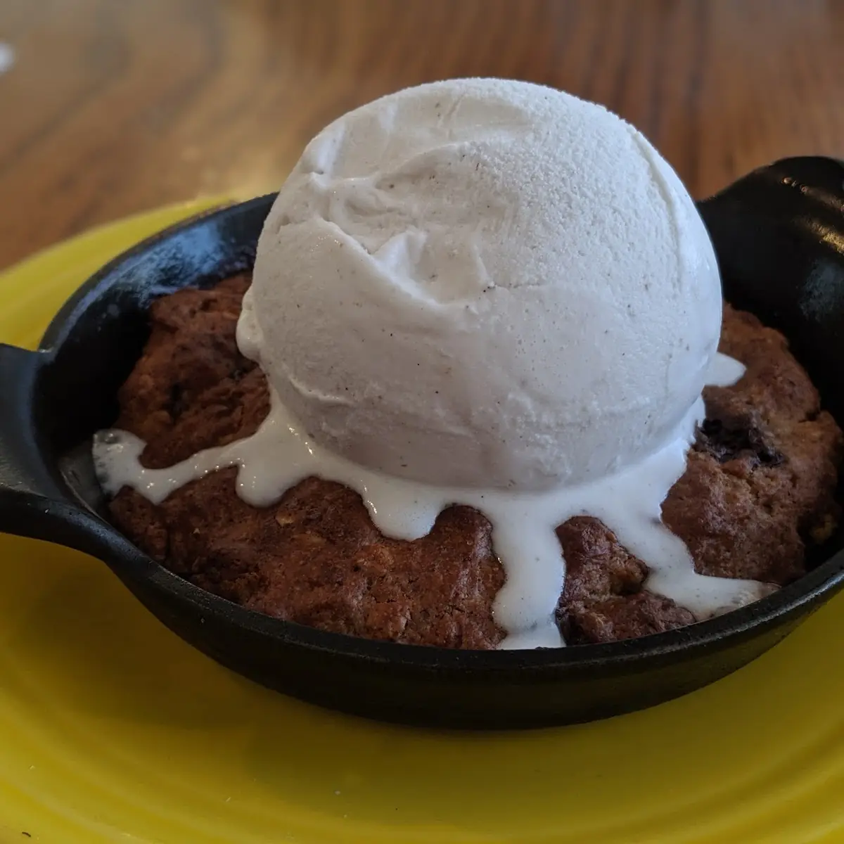 Opulent Hot Cast-Iron Cookie