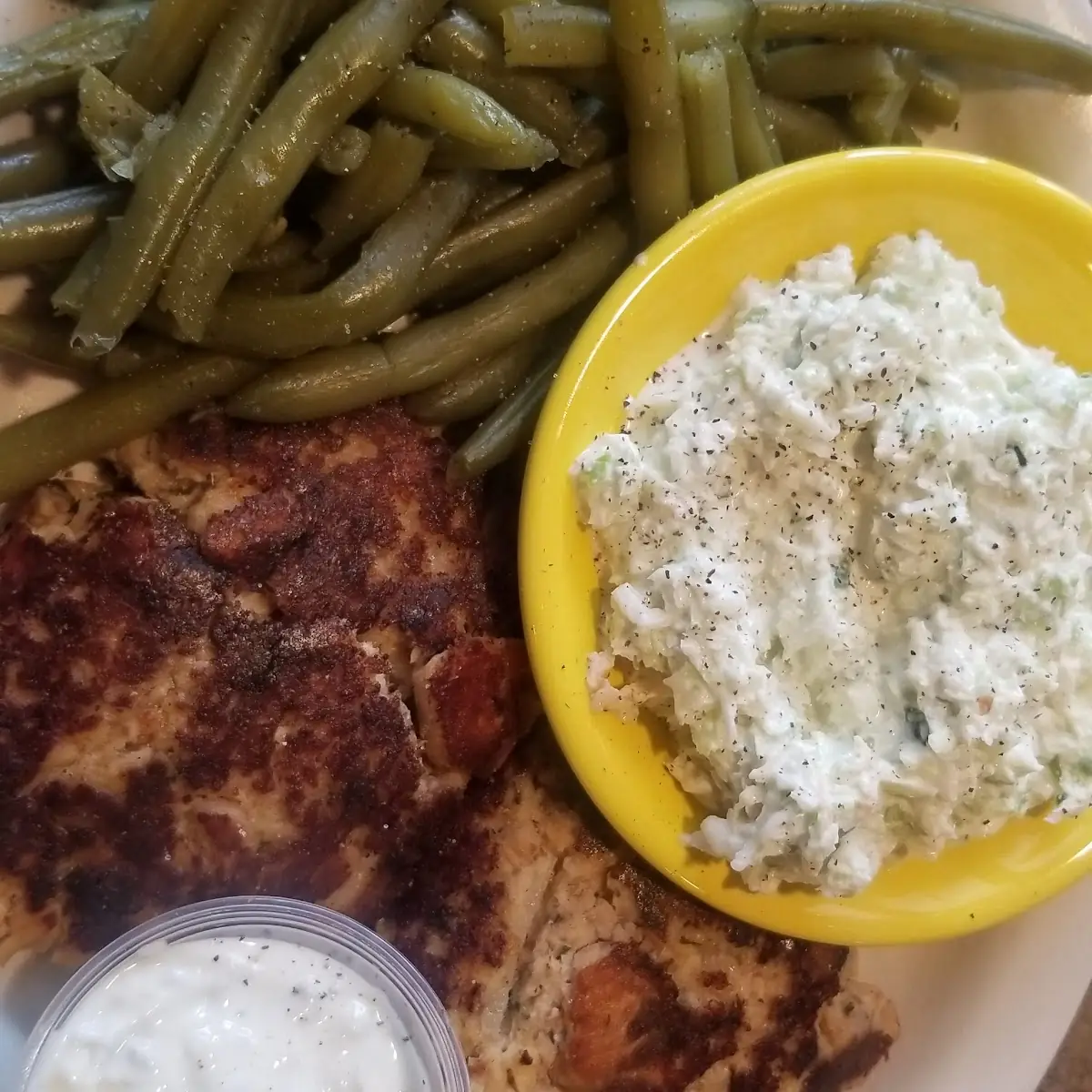 Crab Cakes Two Crab Cake Dinner with Two Sides