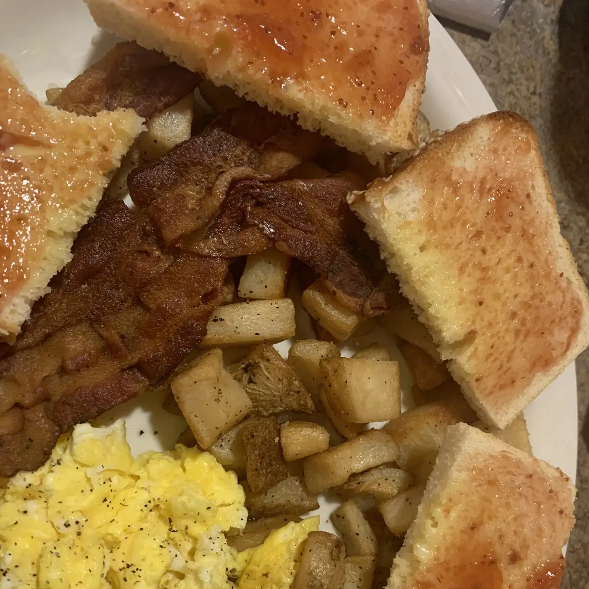 Eggs Toast Home Fries