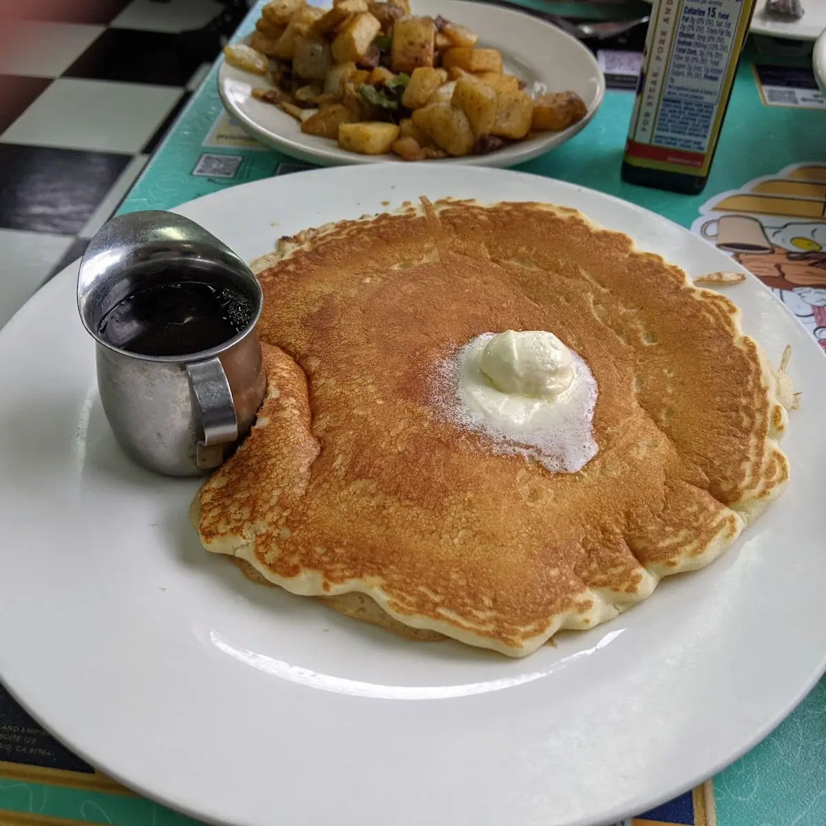 Eggnog Pancake Combo
