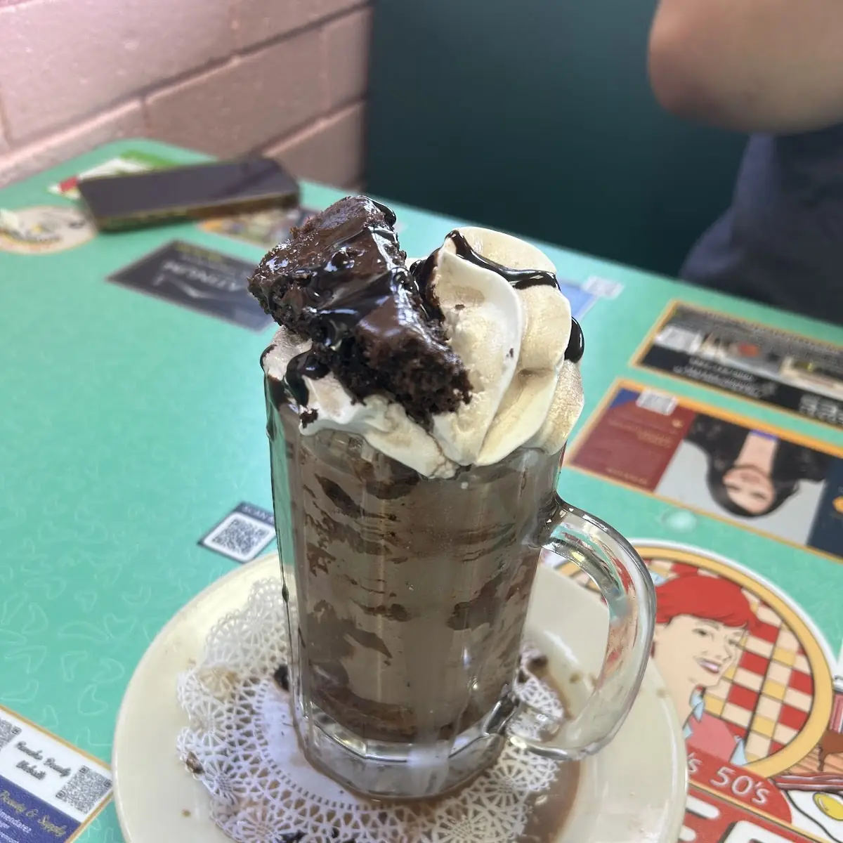Hot Chocolate Chocolate Cake Shake