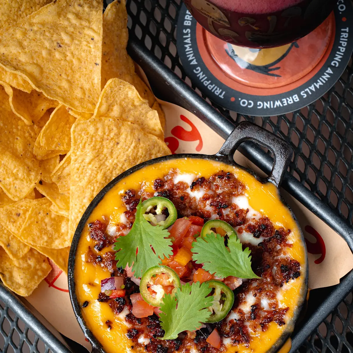 Queso Fundido With Chorizo