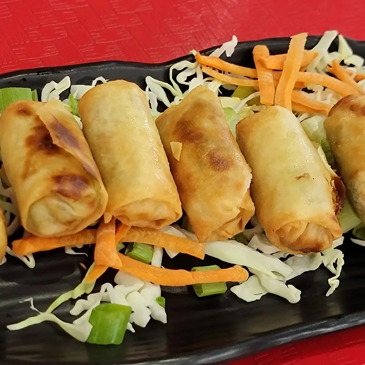 Veg Spring Roll Sizzler