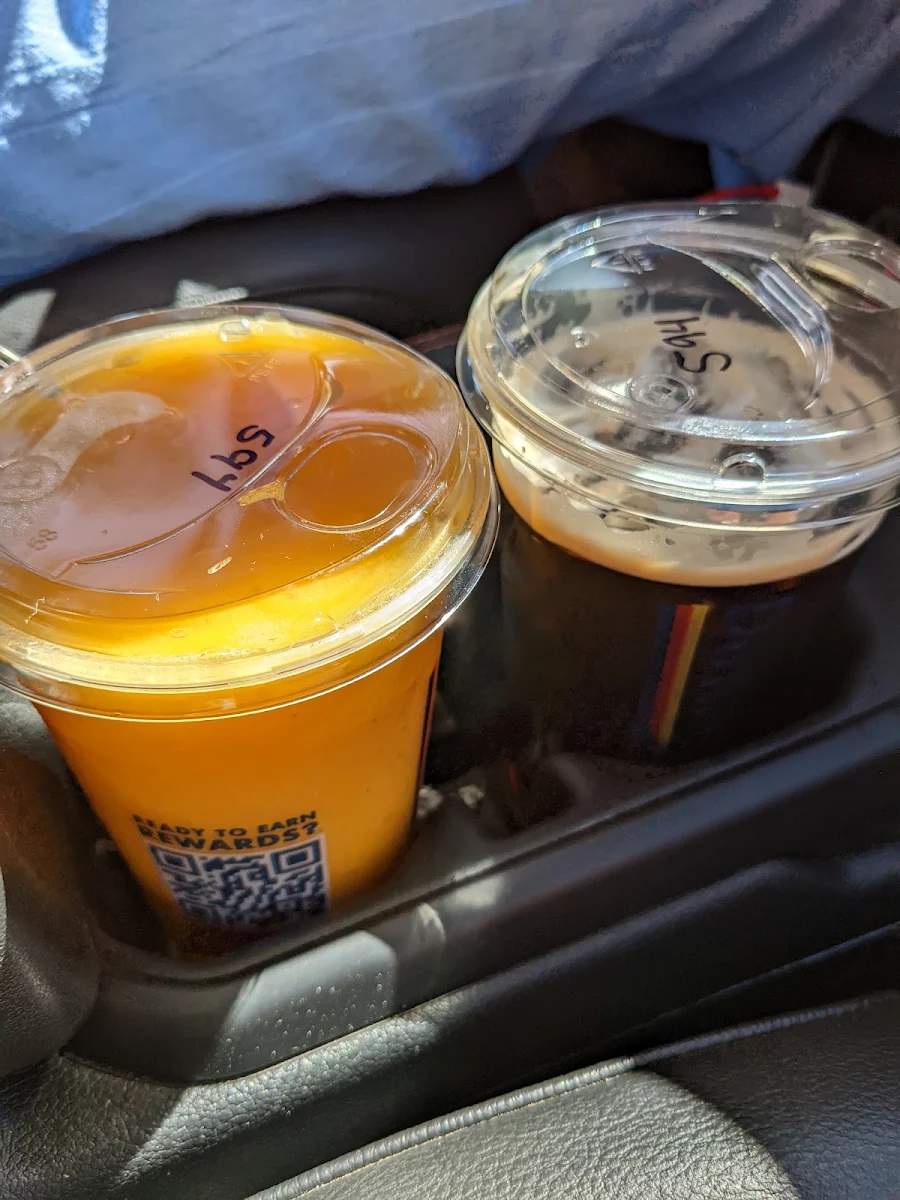 Mango Smoothie and Nitro Cold Brew