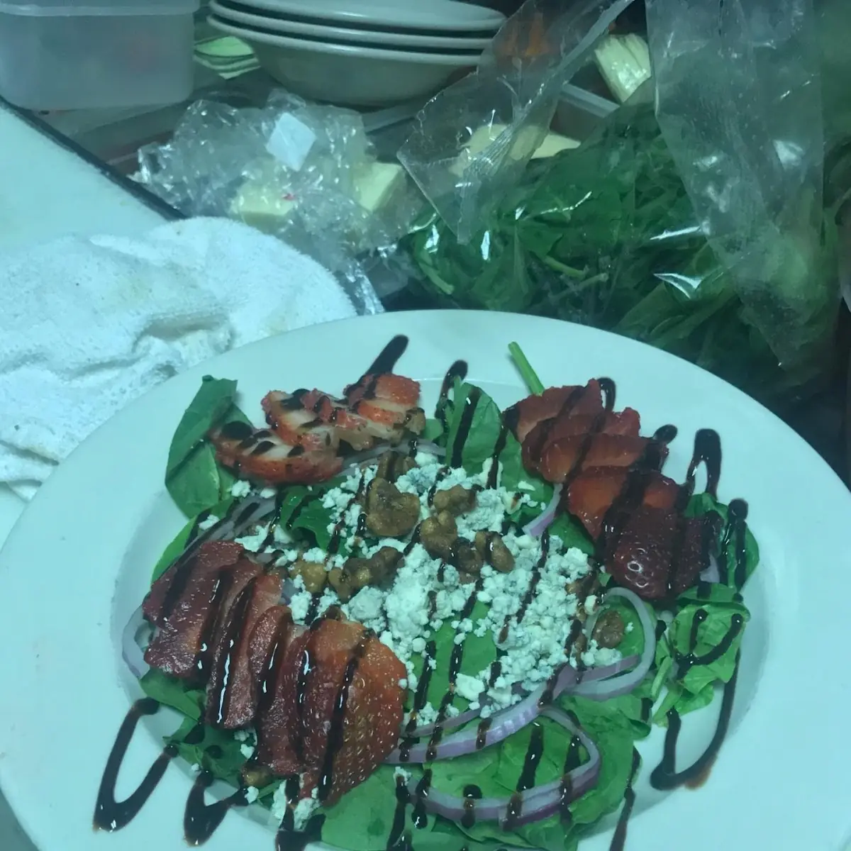 Strawberry Spinach Salad