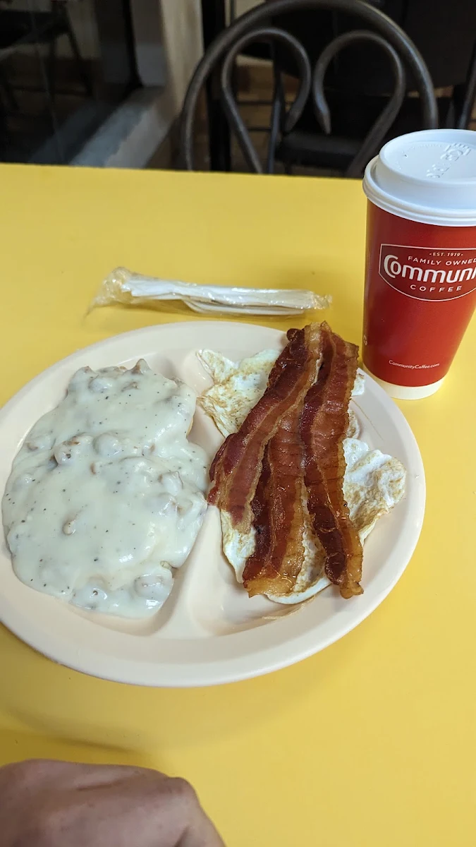 Two Eggs Bacon Biscuits & Gravy