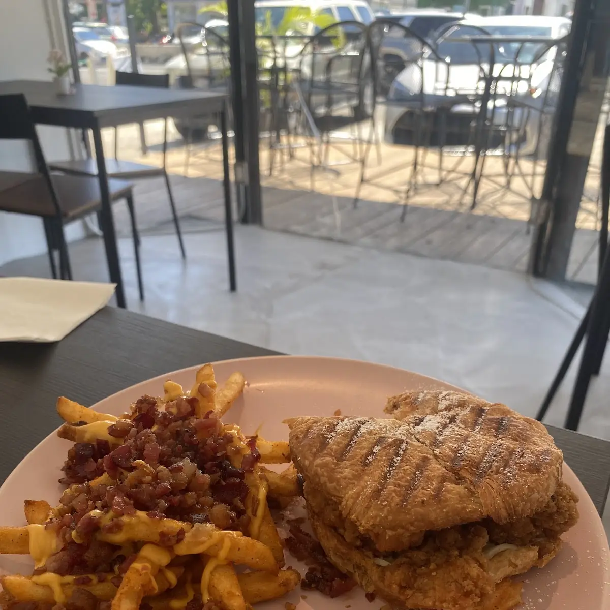 French Fries with Cheese and Bacon