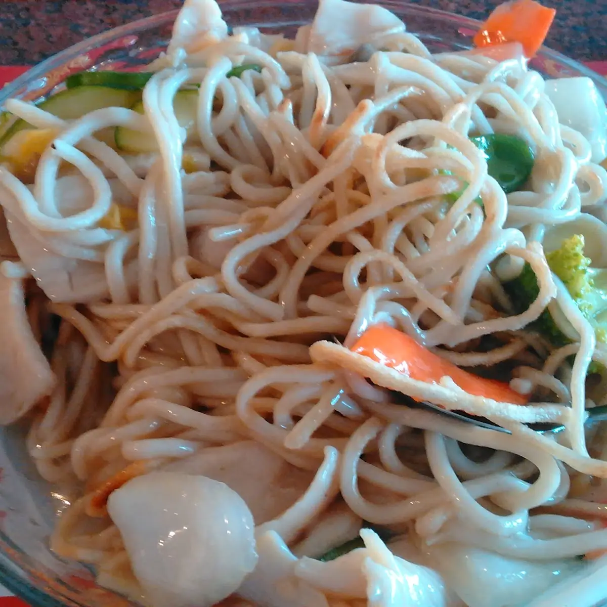 Seafood Pan Fried Noodles